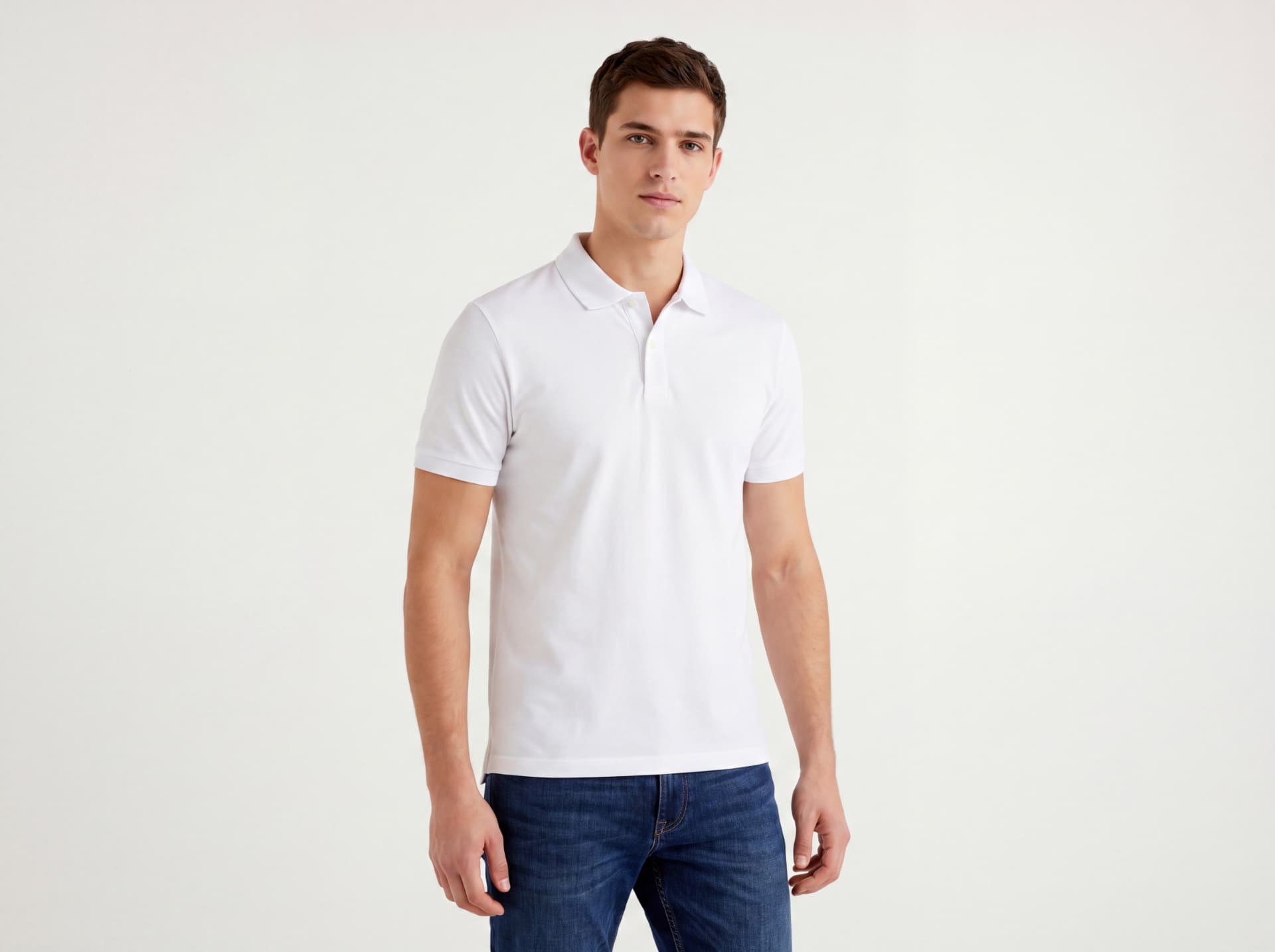 White Polo T-Shirt